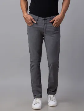 Spykar Men Grey Cotton Slim Fit Narrow Length Jeans (Skinny)