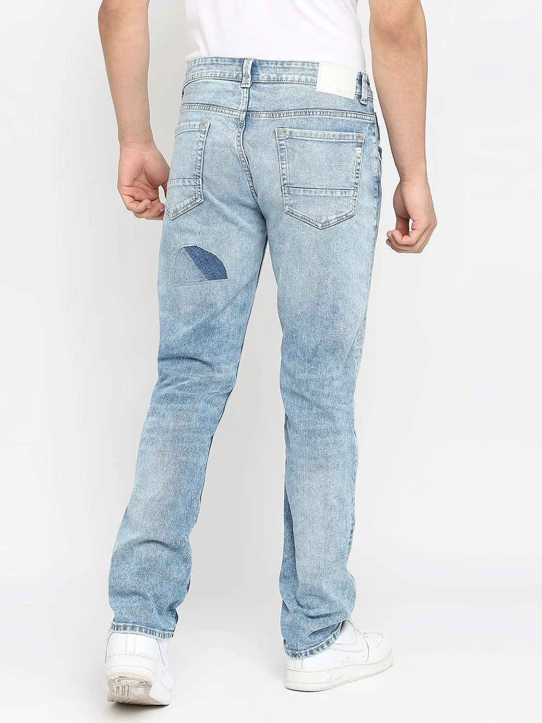 Spykar Men Mildly Distressed Heavy Fade Cotton Jeans