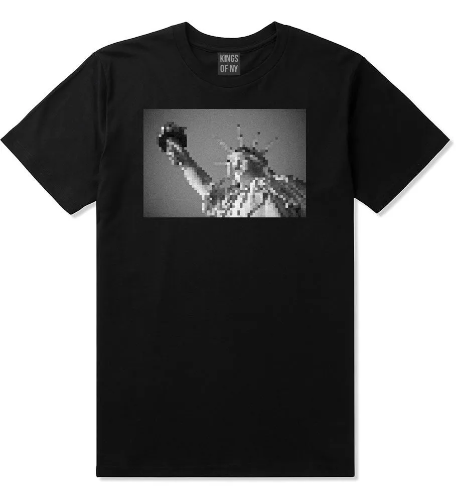 Statue Of Liberty Pixelated Boys Kids T-Shirt