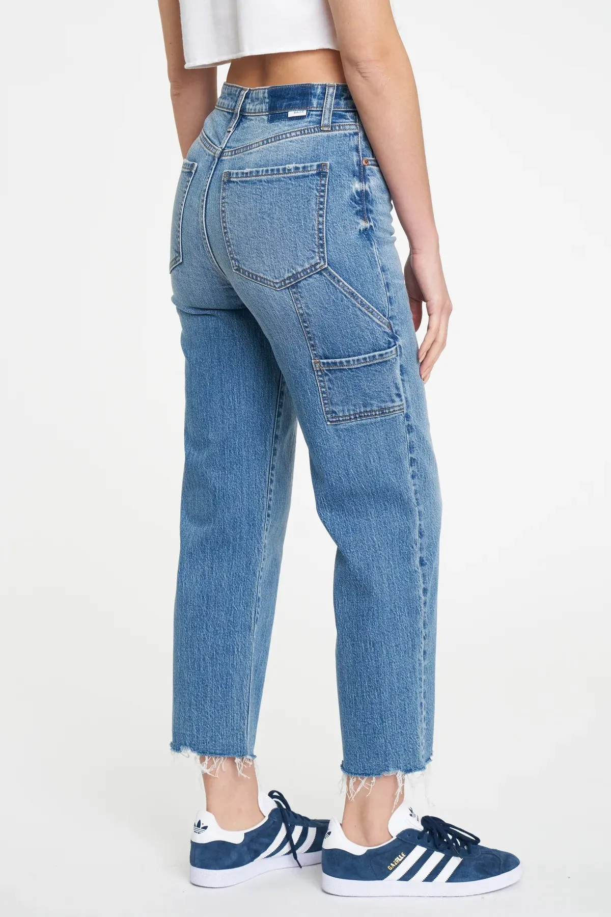 Sundaze Crop High Rise Utility Jean ~ Shut Down