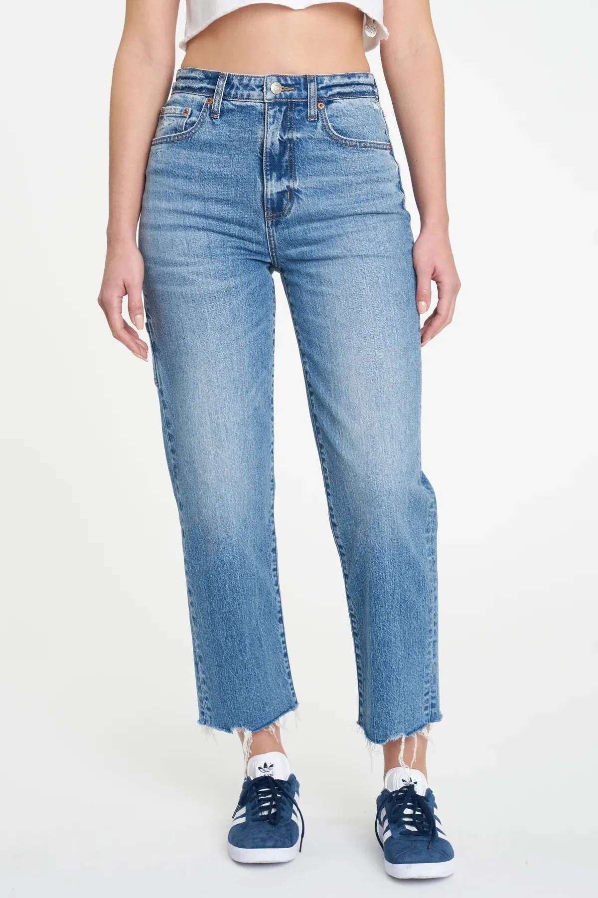 Sundaze Crop High Rise Utility Jean ~ Shut Down