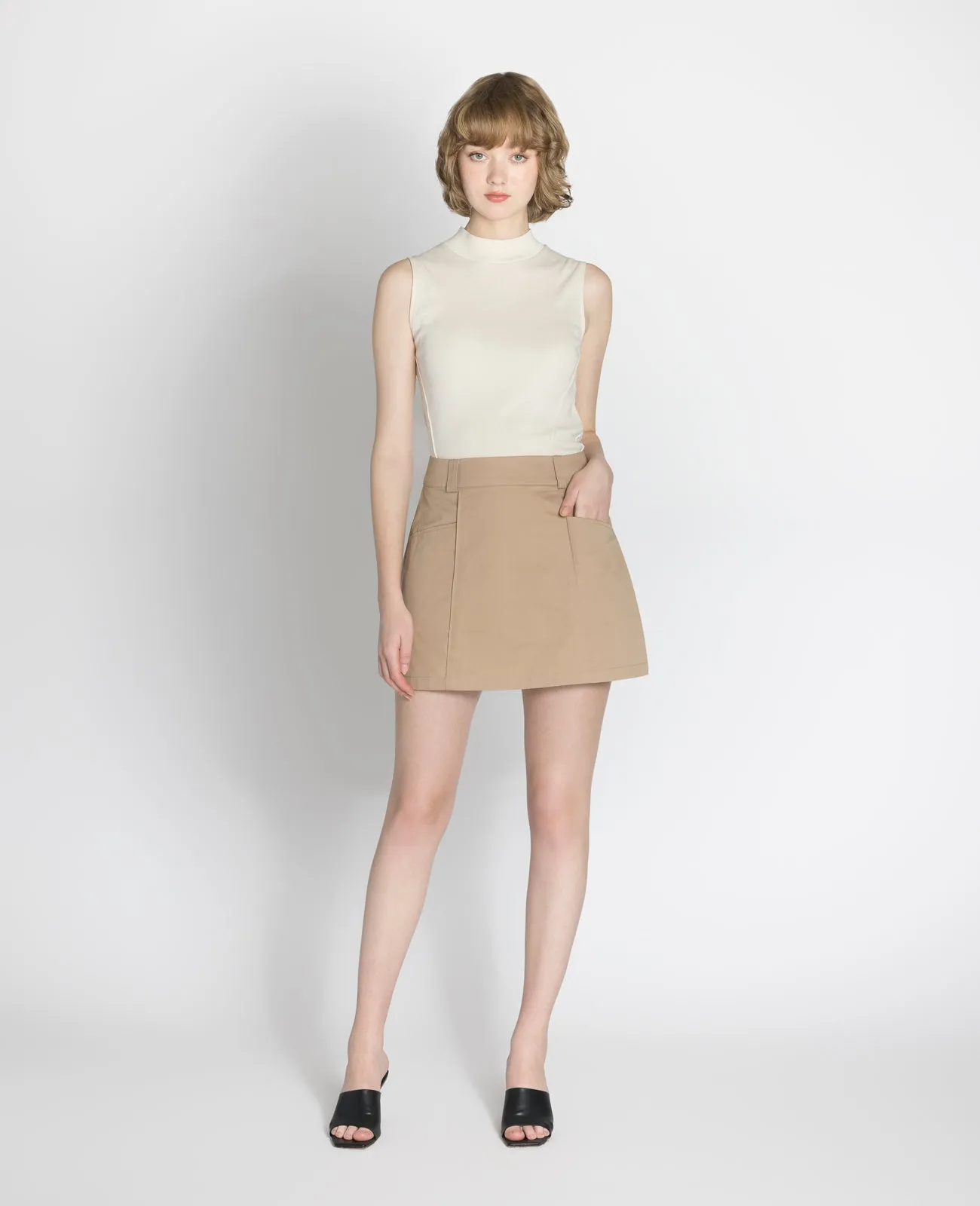 Supima A-line Skirt