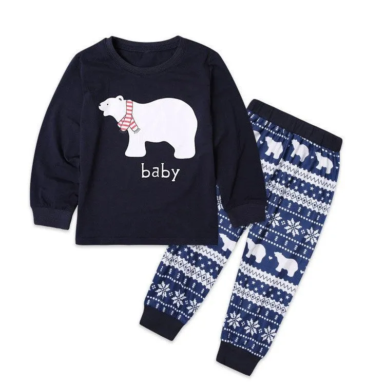 The Clean Room Christmas Family Matching PJs: Snow Bear