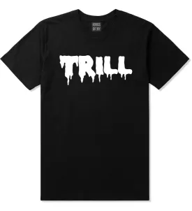 Trill Blood Drip Font Boys Kids T-Shirt