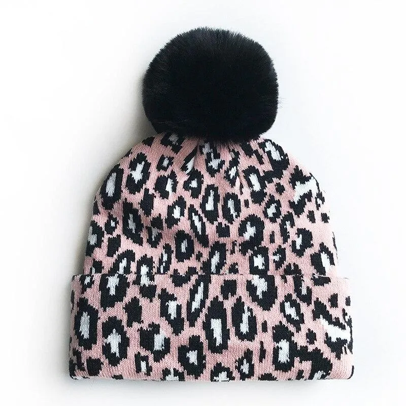 Unisex Kids Winter Fleece Cartoon Hat Scarf