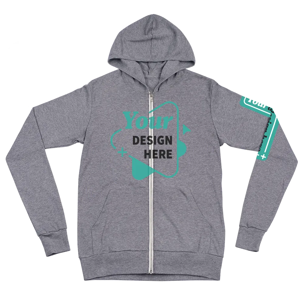 Unisex Lightweight Zip Hoodie | Bella   Canvas 3939