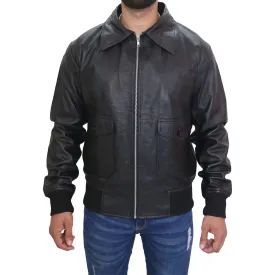 US A2 Air Force Flight Aviator Bomber Jacket