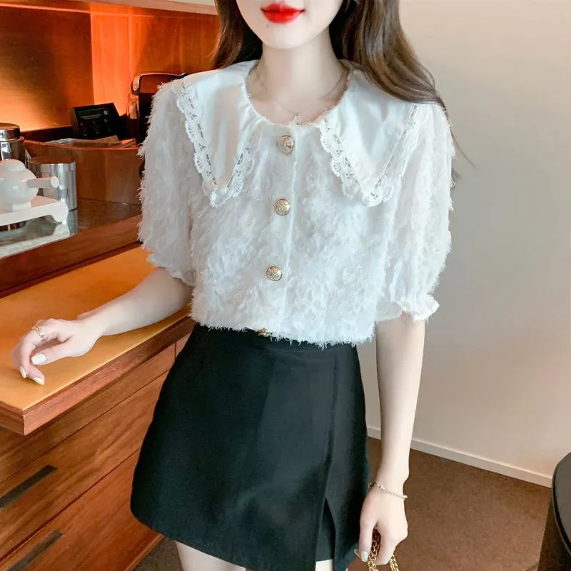 V-Neck Chiffon Blouse