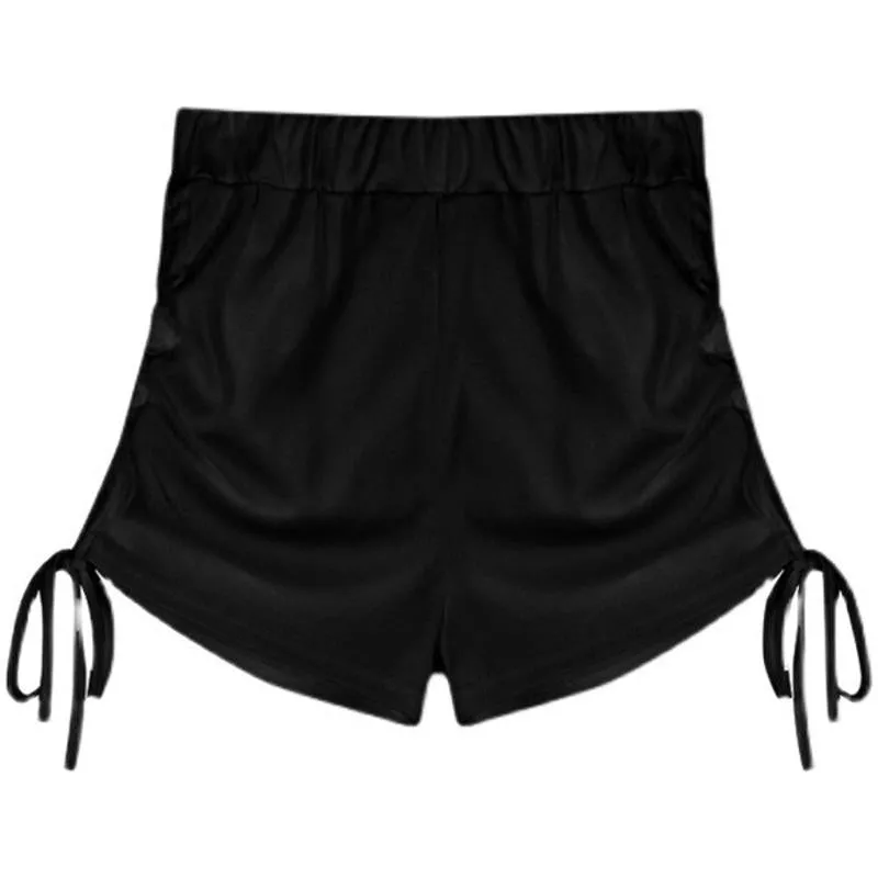 Versatile Sports Drawstring High-Waisted Shorts