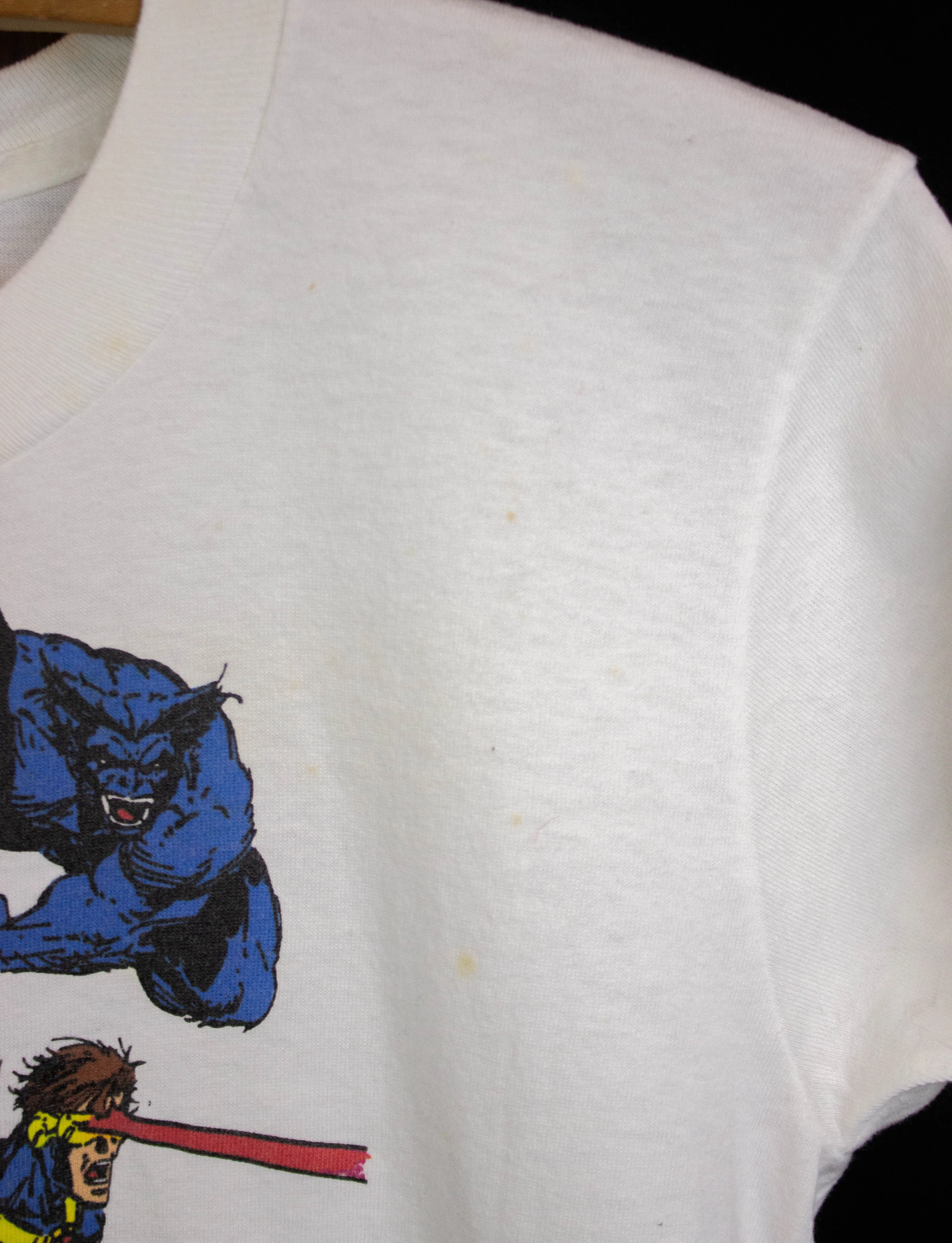 Vintage 1994 X-Men Animated Series Graphic T Shirt White Small